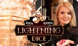 Lightning Dice live game at Vipsta Casino